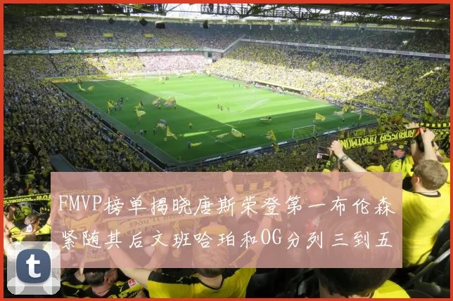 FMVP榜单揭晓唐斯荣登第一布伦森紧随其后文班哈珀和OG分列三到五位